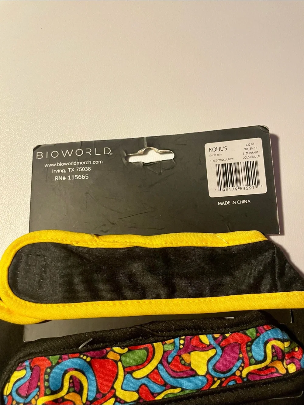 NWT Bioworld Kids Making Black History 2 Pack Bib Set Colorful Baby Drool Bibs